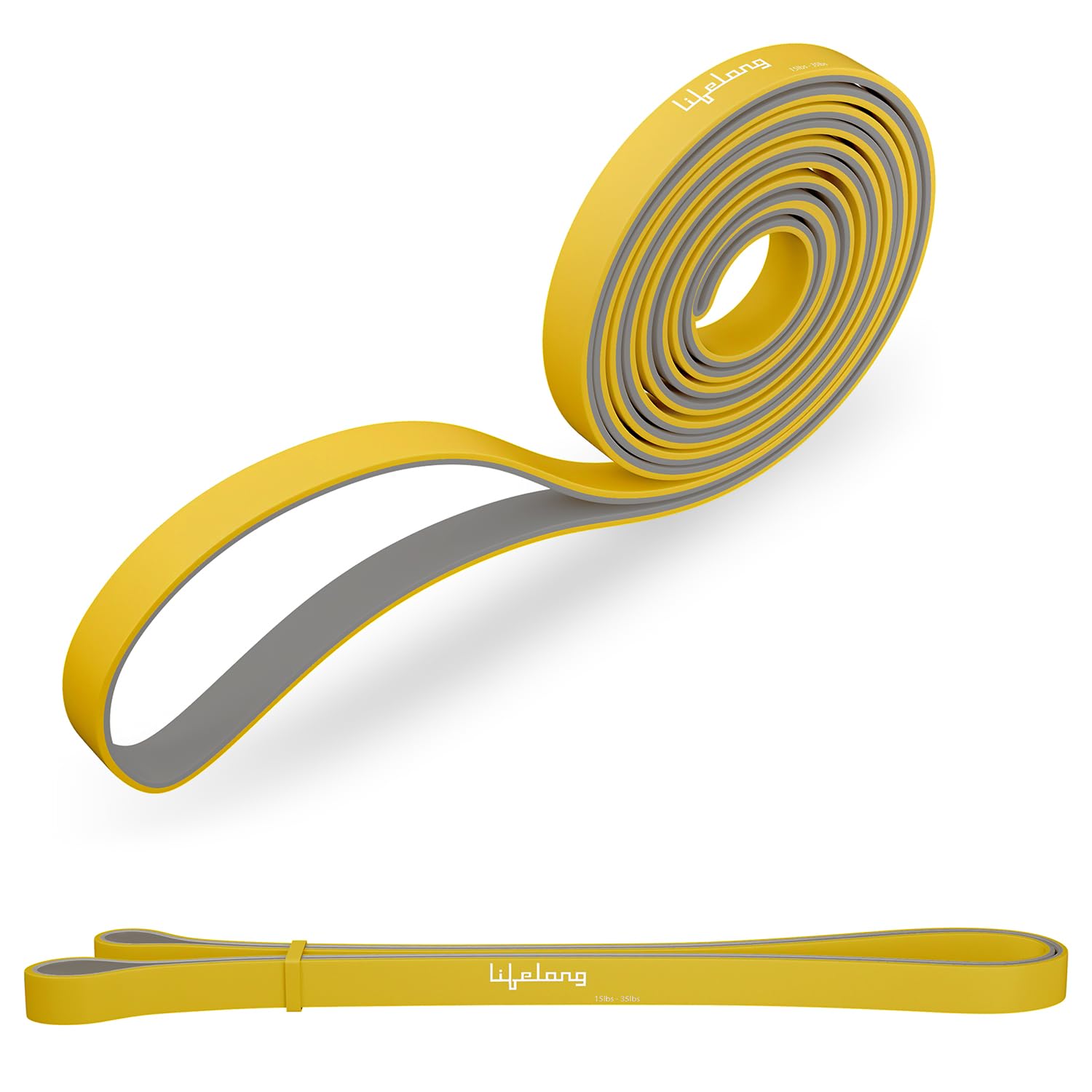 Lifelong Natural Rubber Resistance Band for Workout | 7 to 16 KG: Extra Light | Theraband, Stretching Band for Exercise, Physio, Yoga | Exercise Band, Gym Equipment/Home Workout |